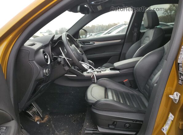 ZASPAKBN2P7D63067 2023 ALFA ROMEO STELVIO Gold Вид салону спереду