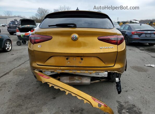 ZASPAKBN2P7D63067 2023 ALFA ROMEO STELVIO Gold Вид ззаду
