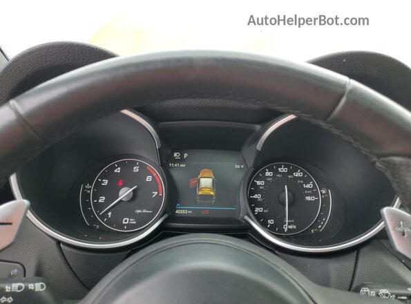 ZASPAKBN2P7D63067 2023 ALFA ROMEO STELVIO Gold Вид щитка приладів