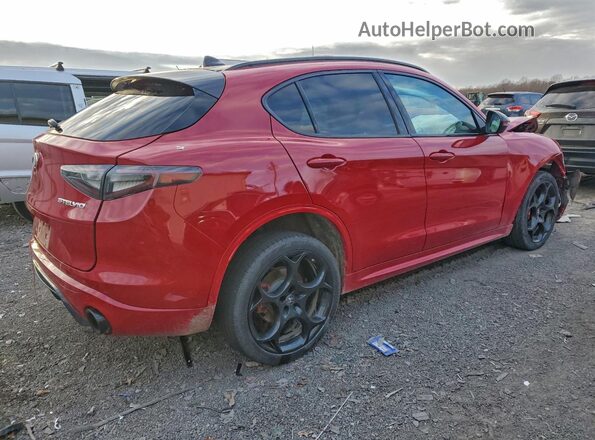 ZASPAKBN2S7D96014 2025 ALFA ROMEO STELVIO Red უკანა მარჯვენა