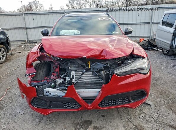 ZASPAKBN2S7D96014 2025 ALFA ROMEO STELVIO Red წინა ხედი