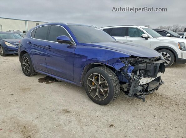 ZASPAKBN3L7C92617 2020 ALFA ROMEO STELVIO Blue Przód prawy