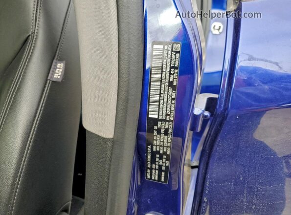 ZASPAKBN3L7C92617 2020 ALFA ROMEO STELVIO Blue Widok naklejki z numerem VIN