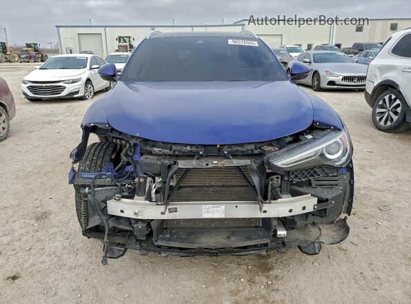 ZASPAKBN3L7C92617 2020 ALFA ROMEO STELVIO Blue Widok z przodu
