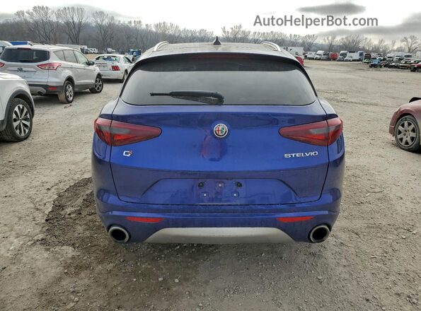 ZASPAKBN3L7C92617 2020 ALFA ROMEO STELVIO Blue Widok z tyłu