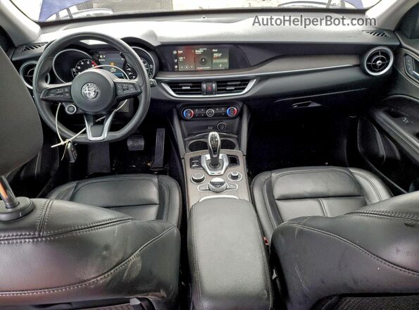 ZASPAKBN3L7C92617 2020 ALFA ROMEO STELVIO Blue Widok deski rozdzielczej