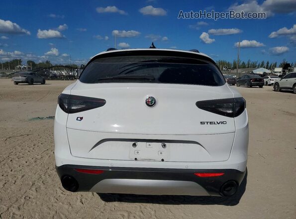 ZASPAKBN3R7D76445 2024 ALFA ROMEO STELVIO White Вид ззаду