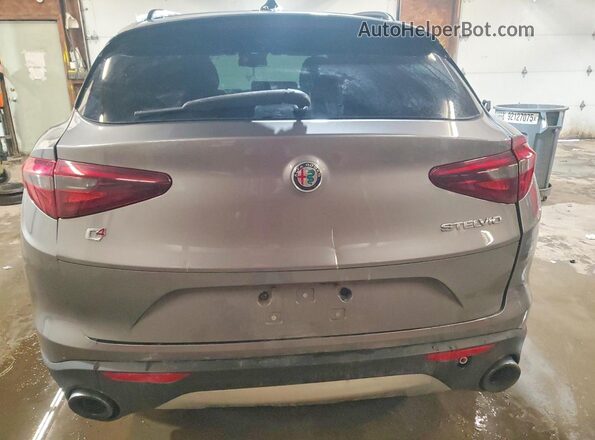 ZASPAKBN5K7C45183 2019 ALFA ROMEO STELVIO Серебряный Вид сзади