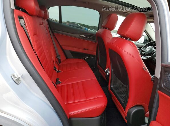ZASPAKBN6L7C85337 2020 ALFA ROMEO STELVIO Белый Вид задних сидений