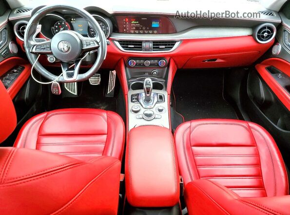 ZASPAKBN6L7C85337 2020 ALFA ROMEO STELVIO Белый Вид панели приборов