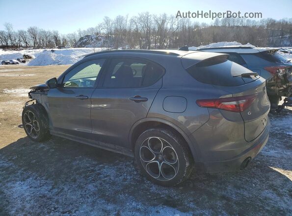 ZASPAKBN7P7D58267 2023 ALFA ROMEO STELVIO Gray Задня ліва чверть