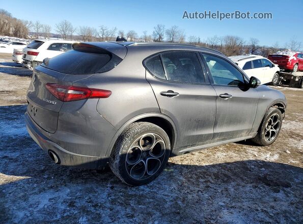 ZASPAKBN7P7D58267 2023 ALFA ROMEO STELVIO Gray Задня права чверть