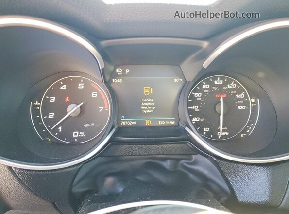ZASPAKBN7P7D58267 2023 ALFA ROMEO STELVIO Gray Вид щитка приладів