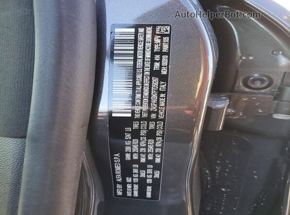ZASPAKBN7P7D58267 2023 ALFA ROMEO STELVIO Gray Вид наклейки з VIN-кодом