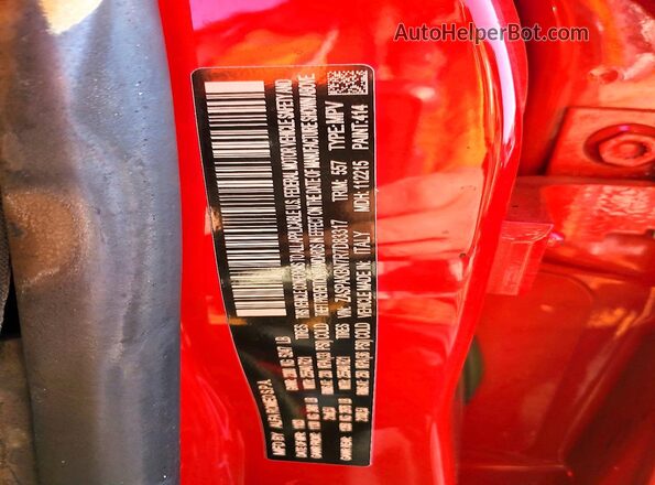 ZASPAKBN7R7D83317 2024 ALFA ROMEO STELVIO Red ძრავის განყოფილების ხედი