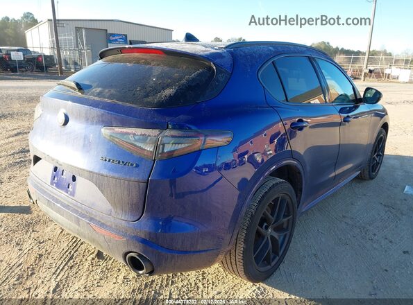 ZASPAKBN9M7D02259 2021 ALFA ROMEO STELVIO Blue Trasero derecho