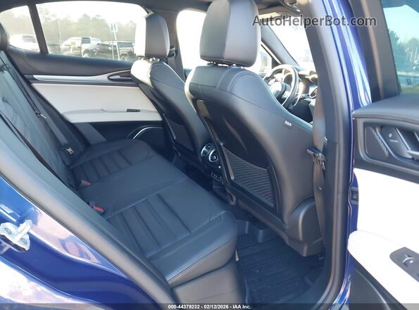 ZASPAKBN9M7D02259 2021 ALFA ROMEO STELVIO Blue Vista de la etiqueta del VIN