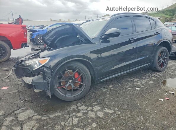 ZASPAKBN9M7D18820 2021 ALFA ROMEO STELVIO Black უკანა მარცხენა