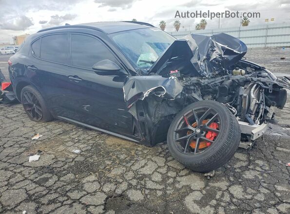 ZASPAKBN9M7D18820 2021 ALFA ROMEO STELVIO Black წინა ხედი