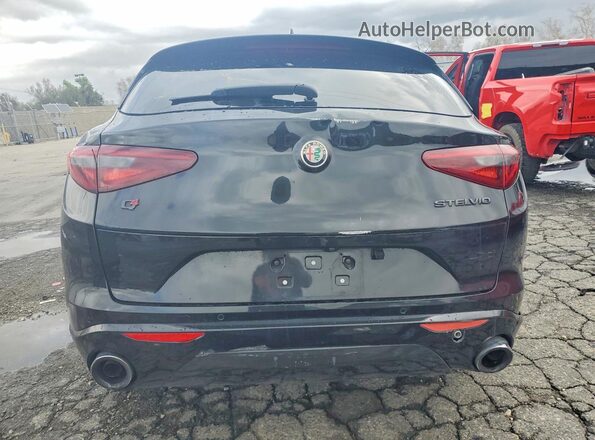 ZASPAKBN9M7D18820 2021 ALFA ROMEO STELVIO Black წინა სალონის ხედი