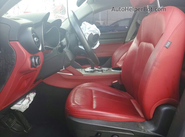 ZASPAKBN9M7D18820 2021 ALFA ROMEO STELVIO Black წინა პანელის ხედი
