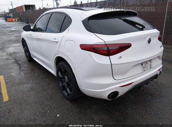 ZASPAKBN9N7D43640 2022 ALFA ROMEO STELVIO White Задня ліва чверть