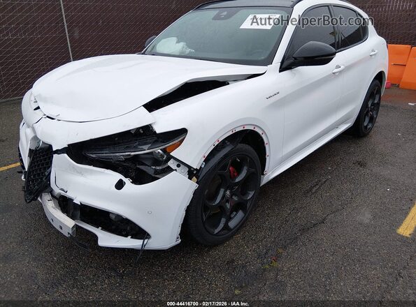 ZASPAKBN9N7D43640 2022 ALFA ROMEO STELVIO White Передня ліва чверть