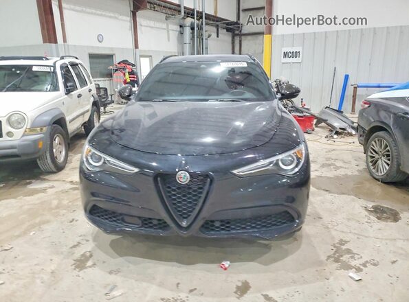 ZASPAKBN9P7D65446 2023 ALFA ROMEO STELVIO Black წინა ხედი