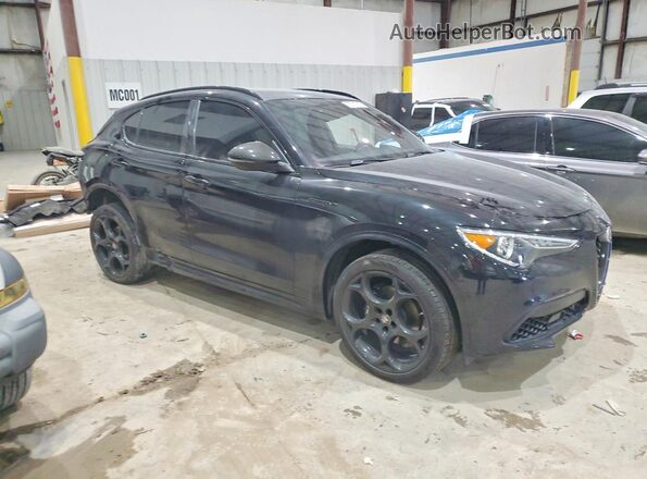 ZASPAKBN9P7D65446 2023 ALFA ROMEO STELVIO Black წინა მარჯვენა