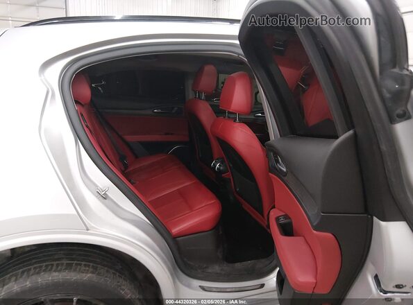 ZASPAKBNXM7D18339 2021 ALFA ROMEO STELVIO Silver Vista de la etiqueta del VIN