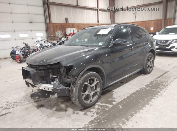 ZASPAKBNXP7D55024 2023 ALFA ROMEO STELVIO Черный Передняя левая четверть