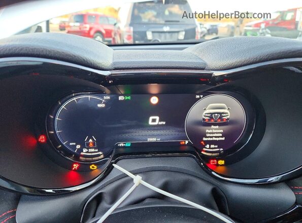 ZASPATDW6R3030714 2024 ALFA ROMEO OTHER White Vista del cuadro de instrumentos
