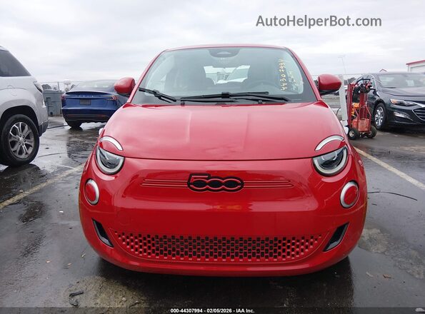 ZFAFFAA46RX209061 2024 FIAT 500E Red Սարքավորումների վահանակի տեսք