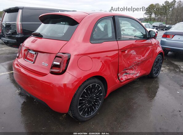 ZFAFFAA46RX209061 2024 FIAT 500E Red Հետևի աջ