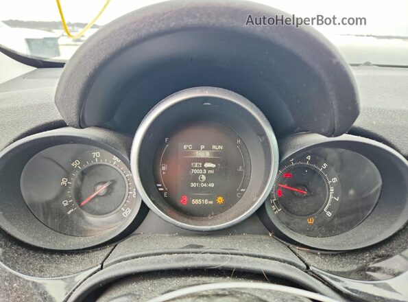 ZFBCFXAB9JP714130 2018 FIAT 500X Black Vista del cuadro de instrumentos