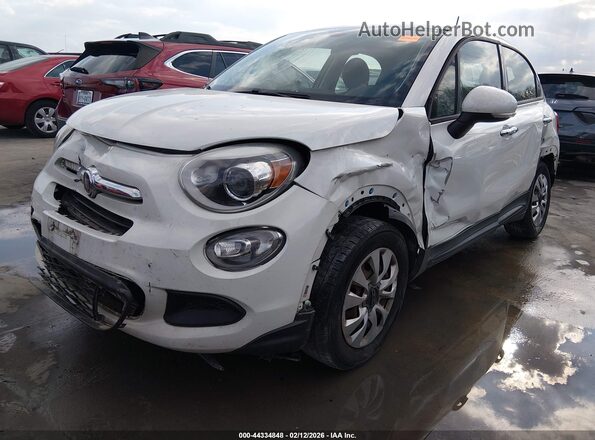 ZFBCFXAW0GP333354 2016 FIAT 500X White წინა მარცხენა ხედი სამი მეოთხედიდან