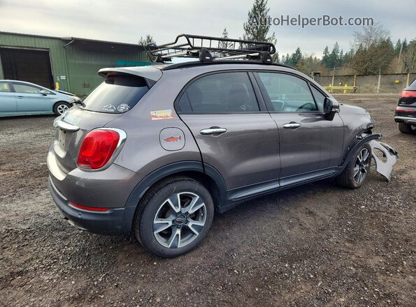 ZFBCFXBT7GP512760 2016 FIAT 500X Gray უკანა მარჯვენა