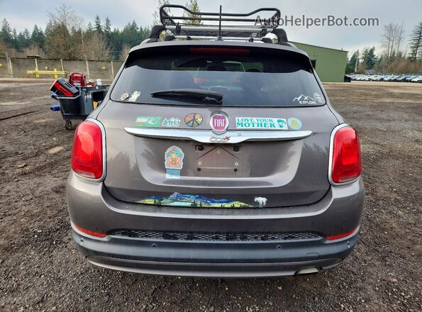 ZFBCFXBT7GP512760 2016 FIAT 500X Gray უკანა ხედი