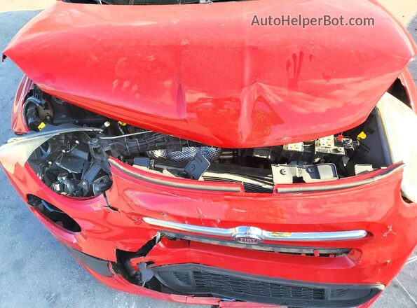 ZFBCFXBTXGP361509 2016 FIAT 500X Red Rear interior view