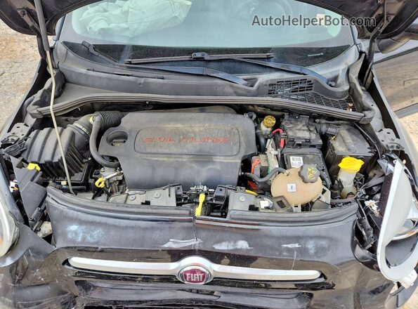 ZFBCFXCT5GP502968 2016 FIAT 500X Black Vista del compartimento del motor