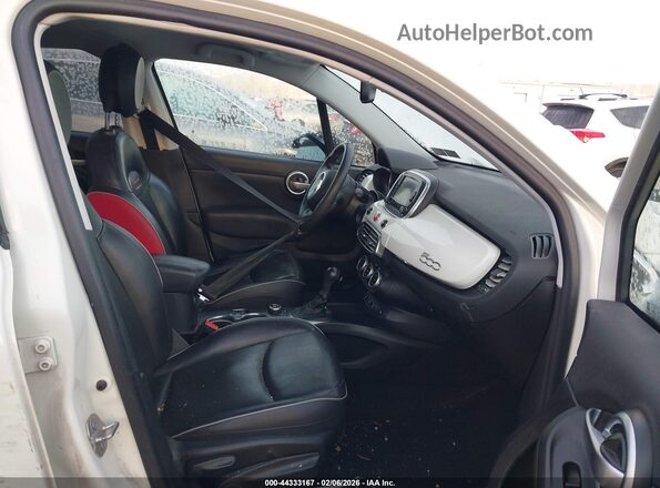 ZFBCFYDT2GP371180 2016 FIAT 500X White Widok wnętrza z przodu