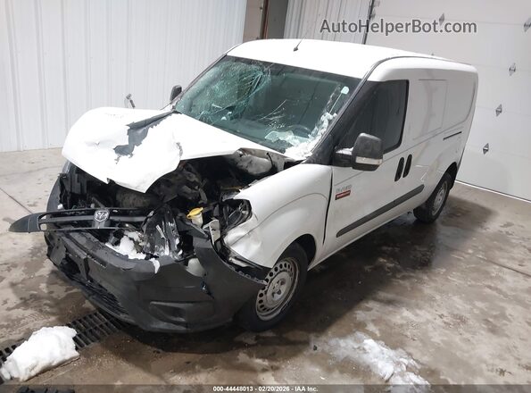 ZFBERFAB3H6E94786 2017 RAM PROMASTER CITY White წინა მარცხენა ხედი სამი მეოთხედიდან