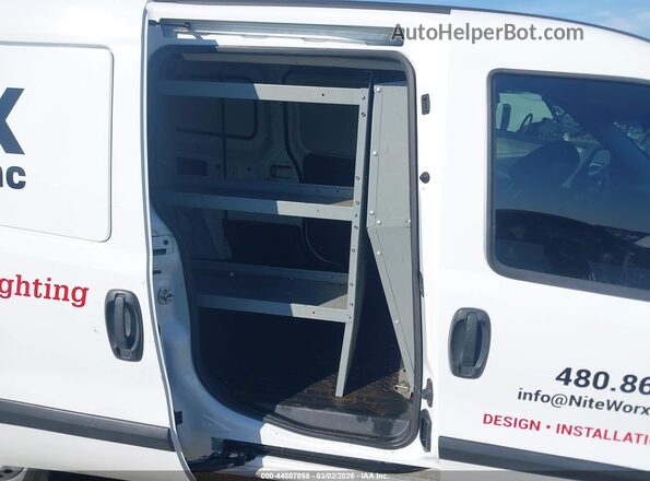 ZFBERFABXJ6K31102 2018 RAM PROMASTER CITY White VIN კოდის სტიკერის ხედი