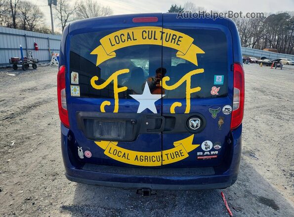 ZFBERFBT0G6A96487 2016 RAM PROMASTER Blue Vista trasera