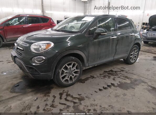 ZFBNFYB12LP838876 2020 FIAT 500X Green Առջևի ձախ երեք քառորդ տեսարան
