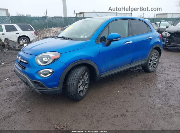 ZFBNFYB14LP880899 2020 FIAT 500X Blue Առջևի ձախ երեք քառորդ տեսարան