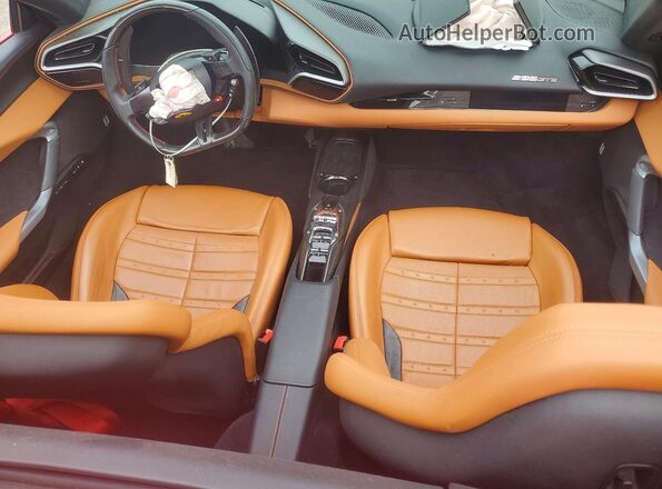 ZFF01SMA5R0310123 2024 FERRARI 296 Red Dashboard view