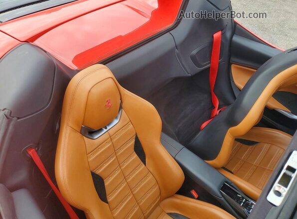 ZFF01SMA5R0310123 2024 FERRARI 296 Red Rear seats view