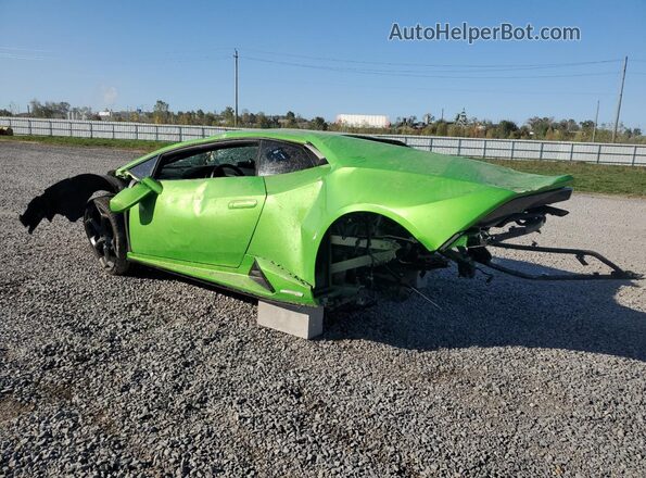ZHWCF5ZFXNLA19669 2022 LAMBORGHINI HURACAN Green უკანა მარცხენა