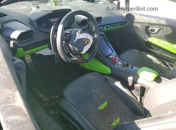 ZHWCF5ZFXNLA19669 2022 LAMBORGHINI HURACAN Green წინა პანელის ხედი